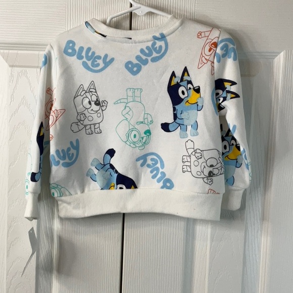 Bluey Sweatshirt Shirt Toddler Boy Size 12M - Picture 4 of 6